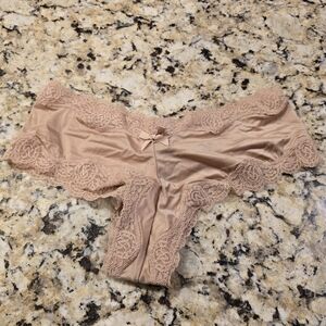 Victoria's Secret Tan Lace Panties